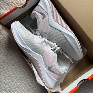 Nike Women's Pink and Gray Sneakers